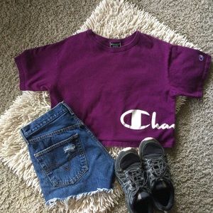 Champion Crop Top Size Med